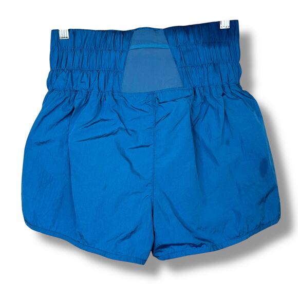 Free People Movement Coastline Blue The Way Home High Waist Shorts Medium - Picture 5 of 9